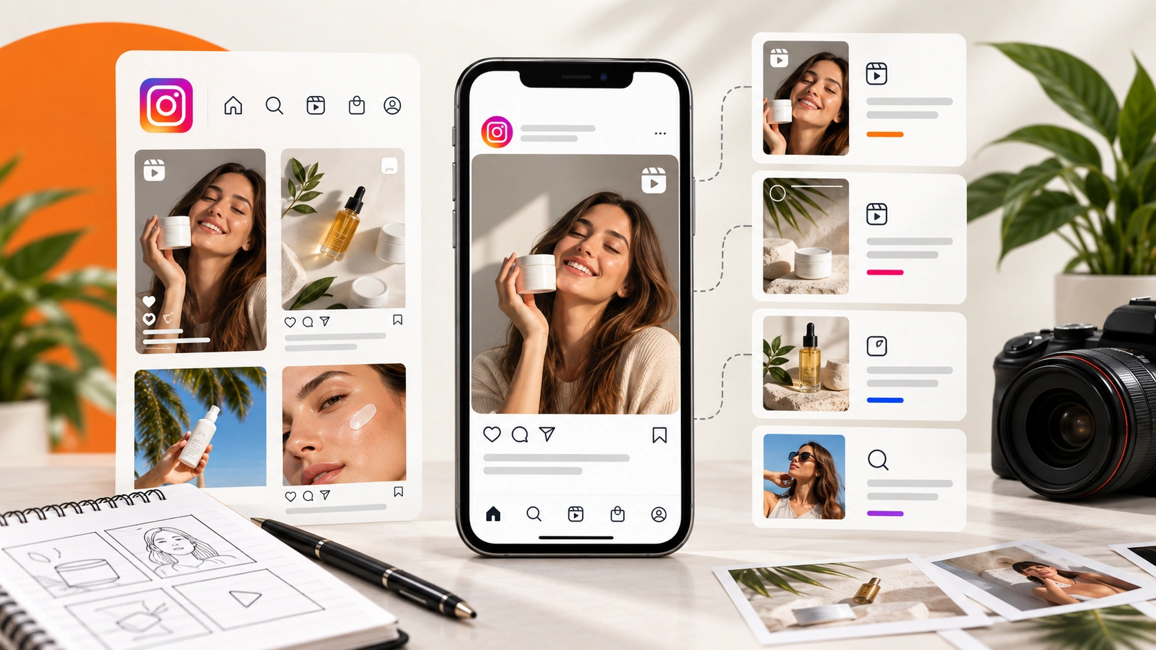 Instagram advertising: section banner
