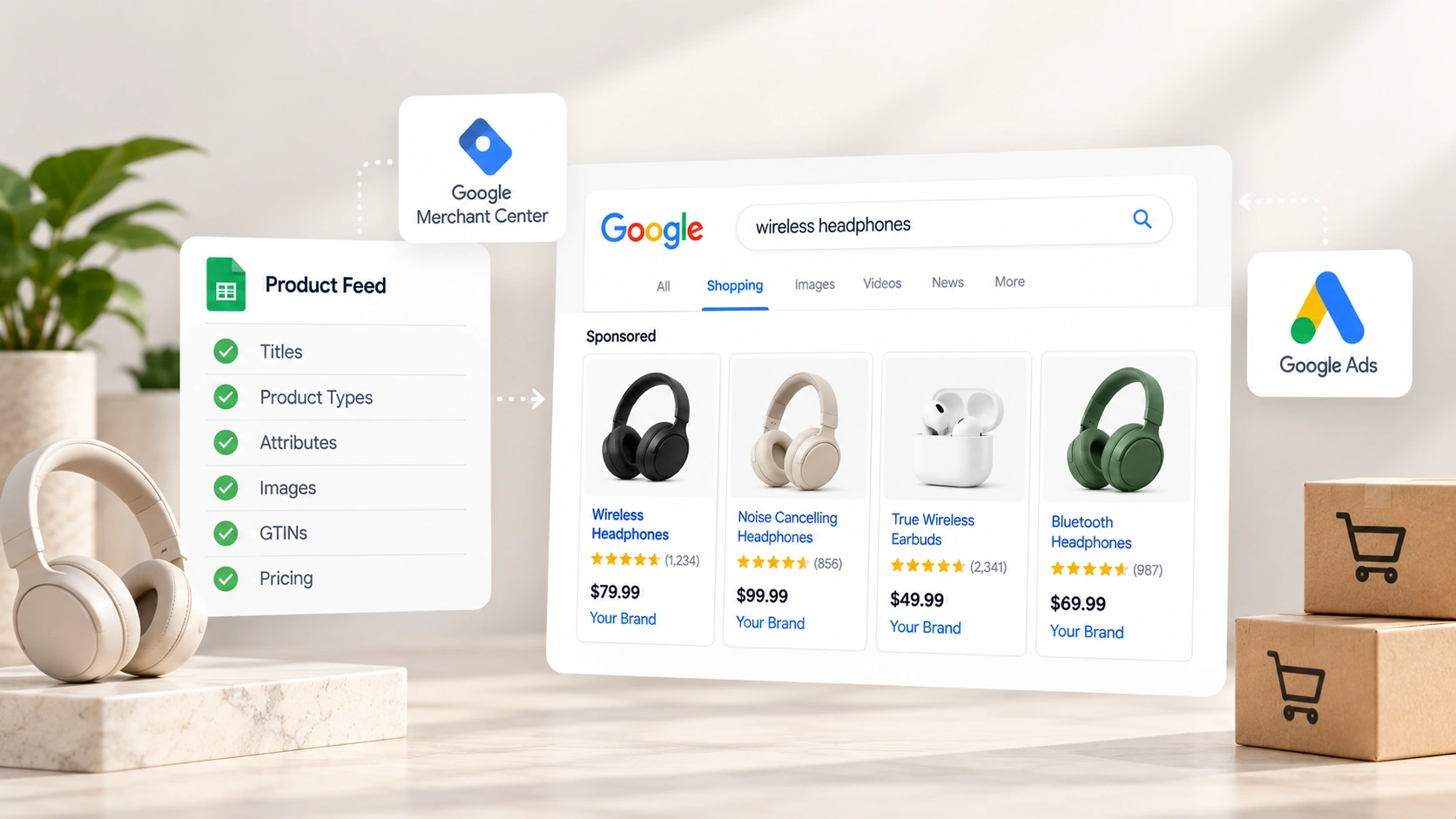 Google Shopping Ads and feed optimisation: section banner