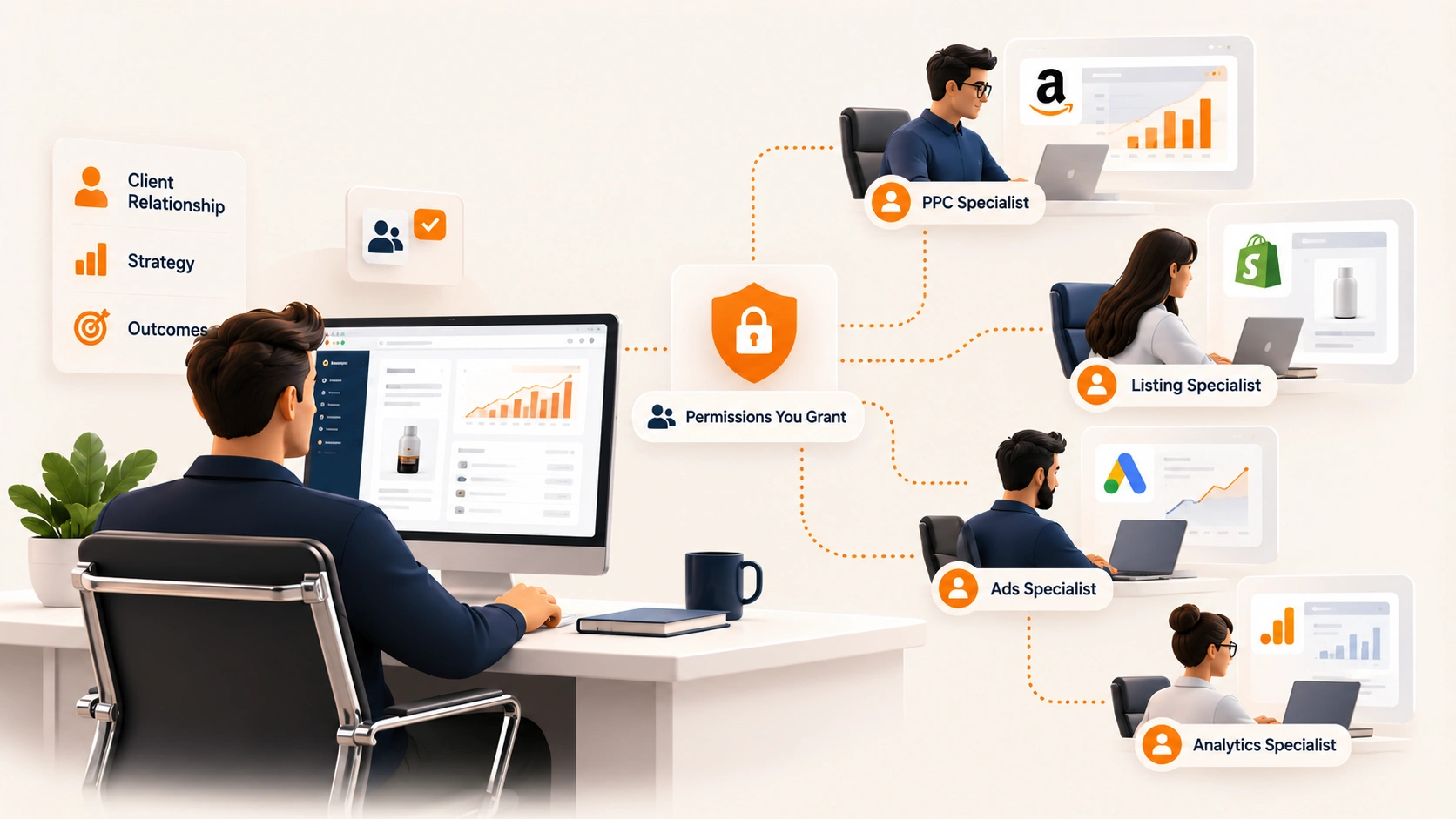 For agencies: section banner