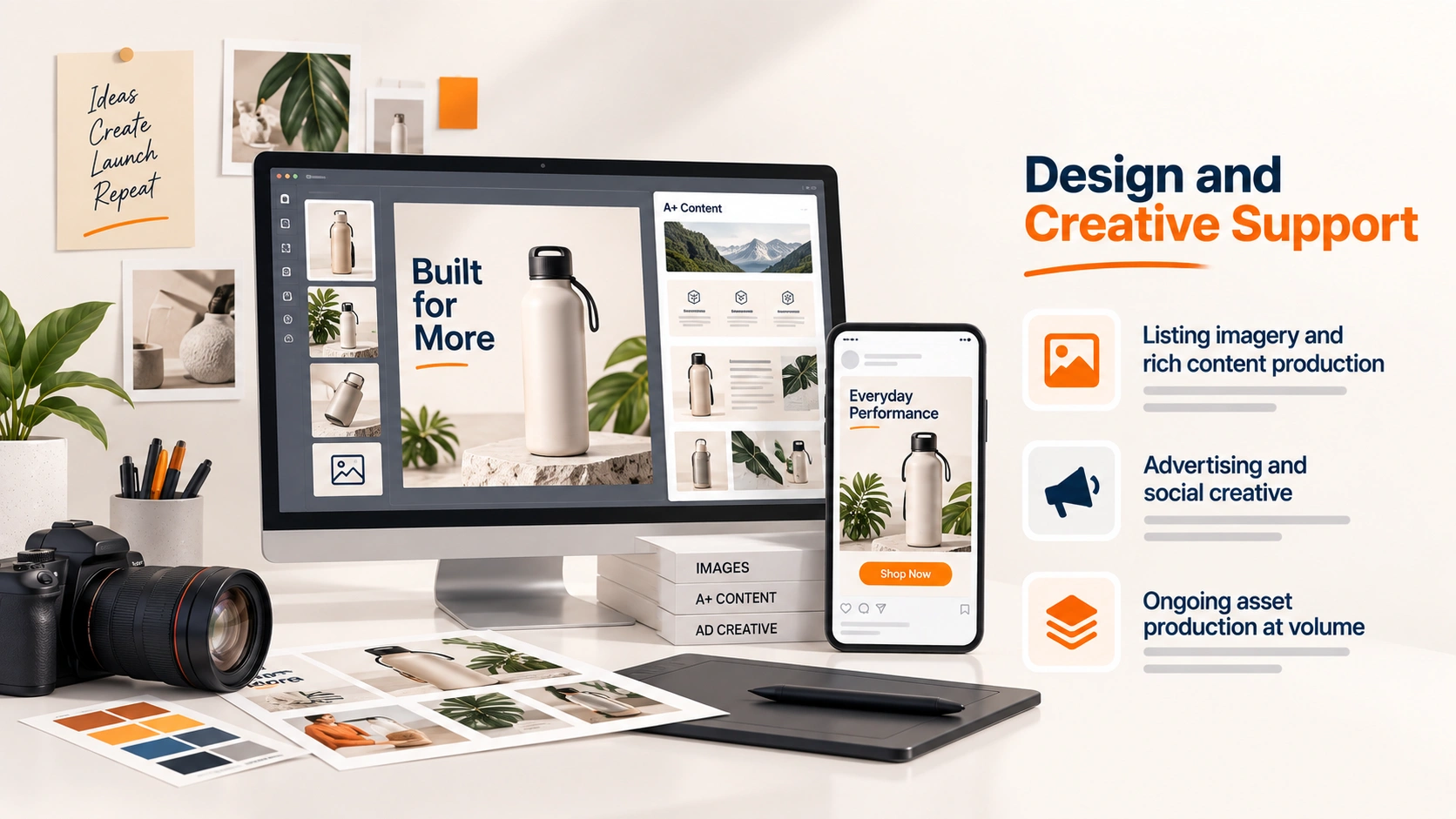 Design and creative support: section banner