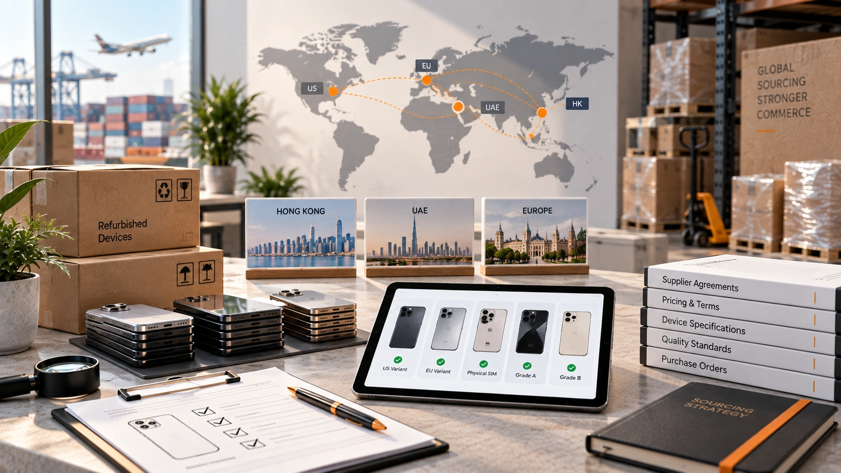 Sourcing and supplier negotiation.