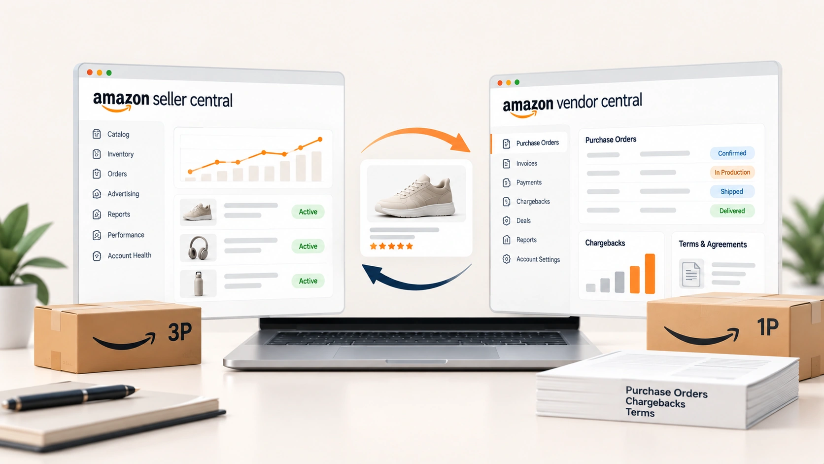 Seller Central and Vendor Central operations