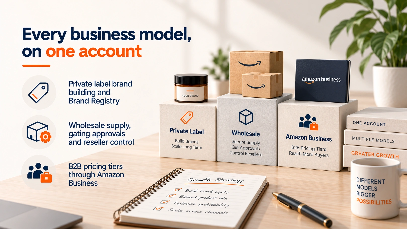 Every business model, on one account