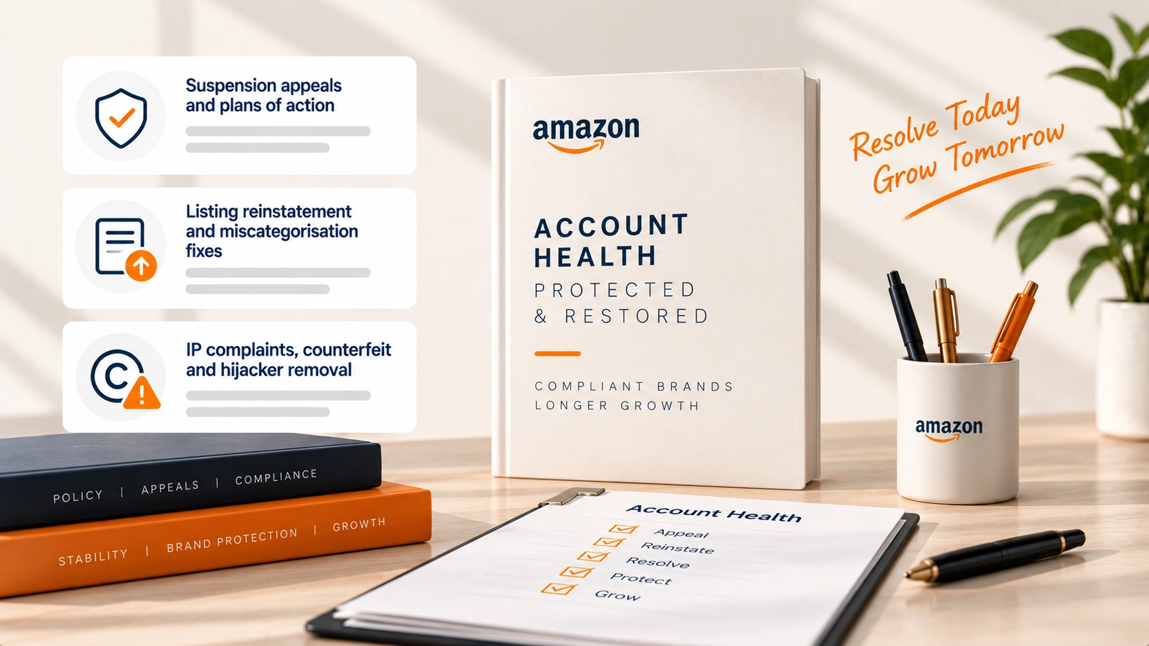 Account health and reinstatement