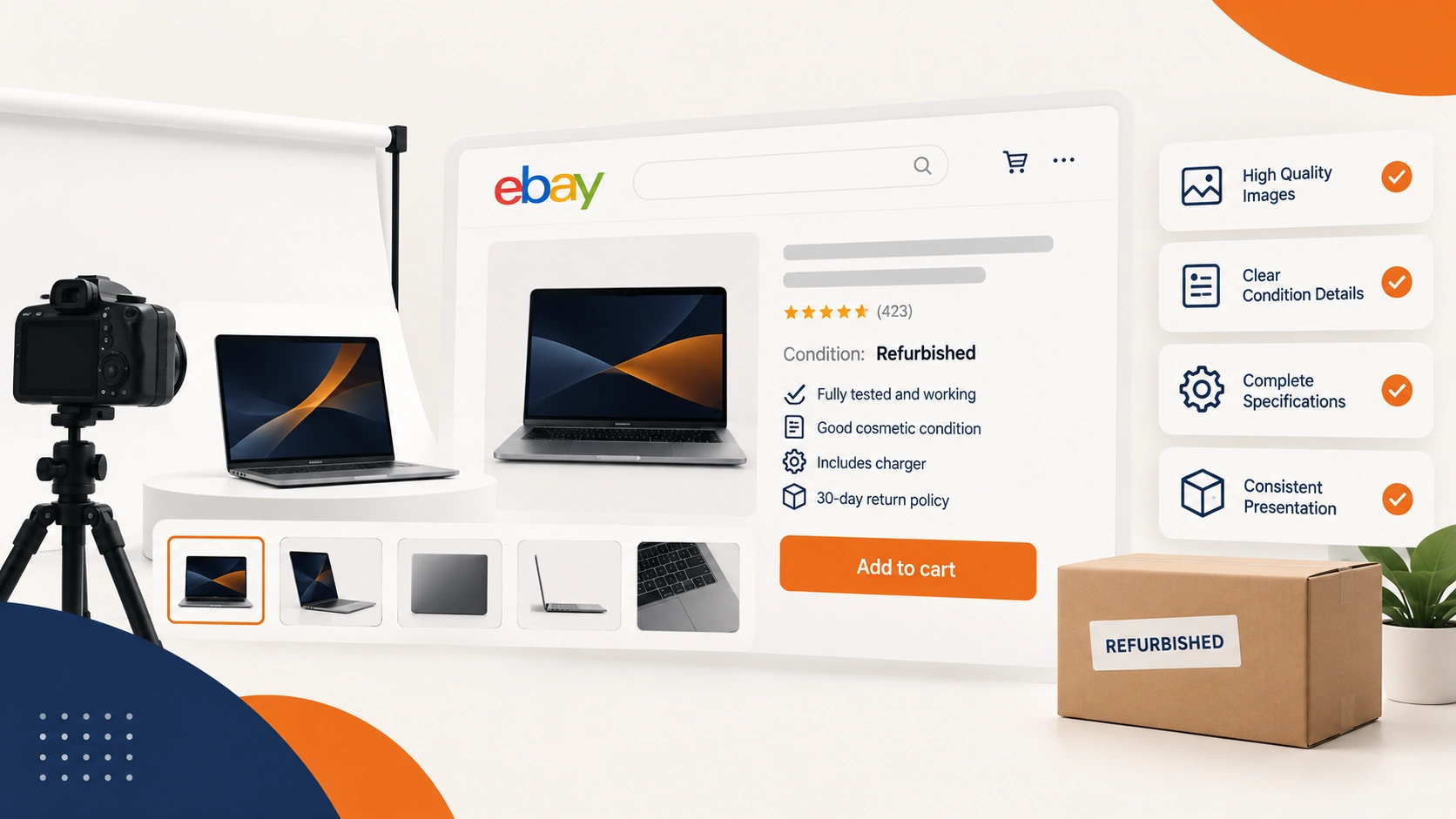 Product images and content: section banner