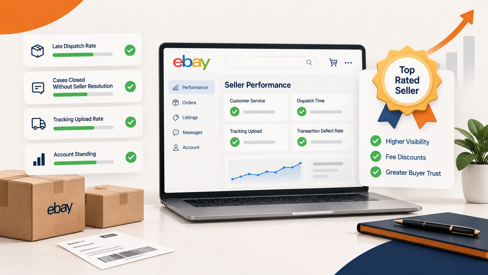 Seller performance and defect management: section banner