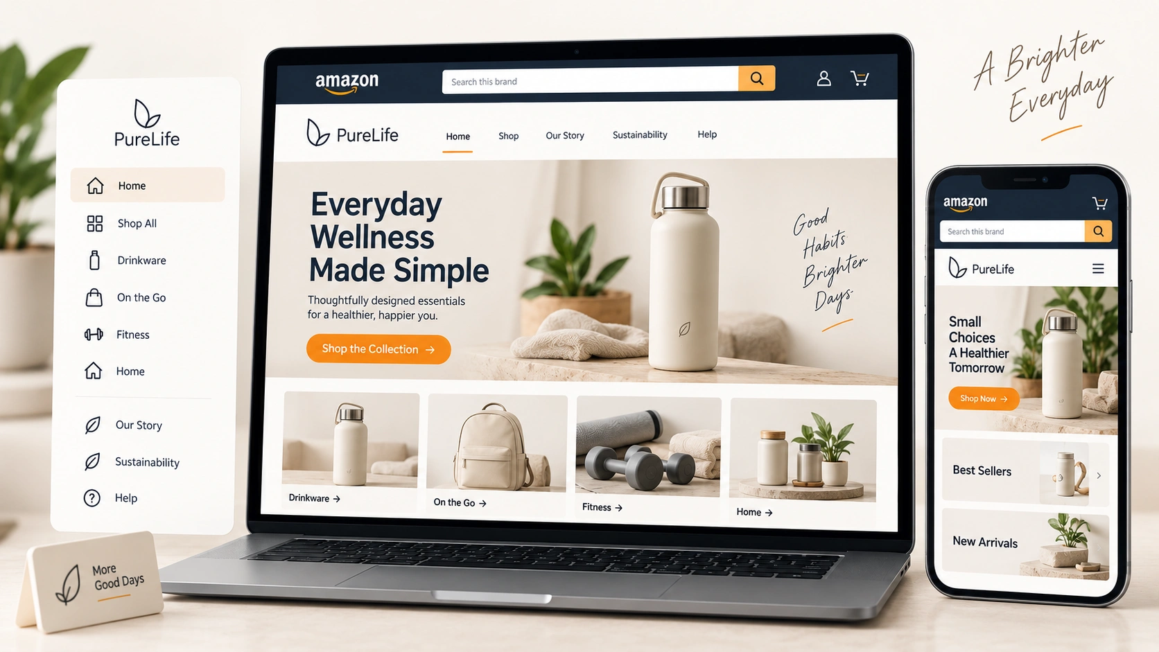 Brand Store design: section banner