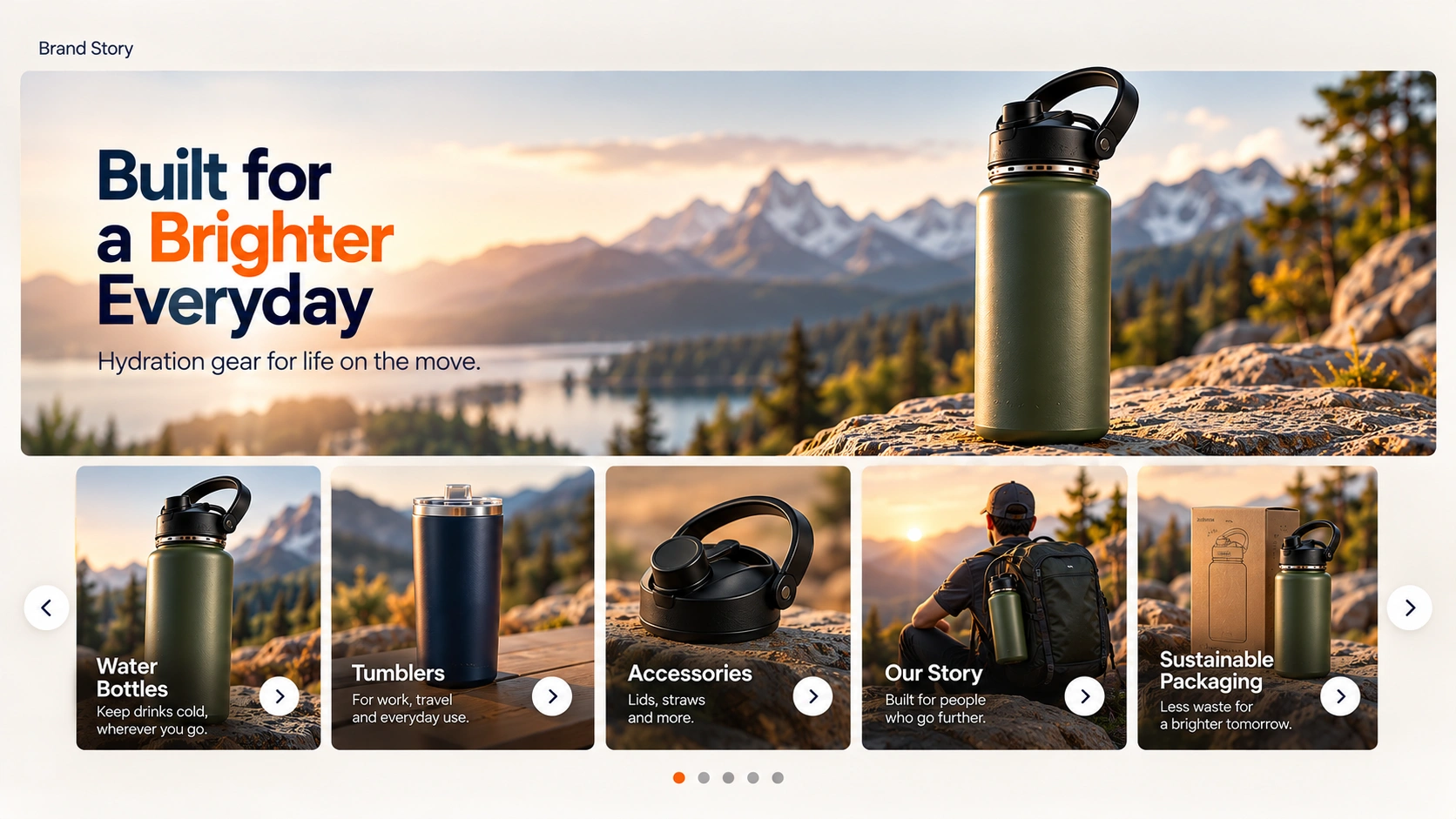 Alt text and written text: section banner