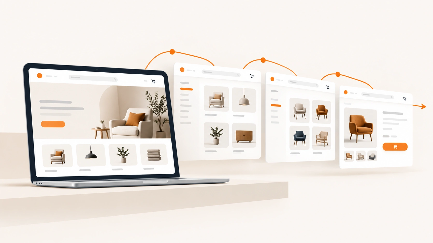Store structure and navigation: section banner