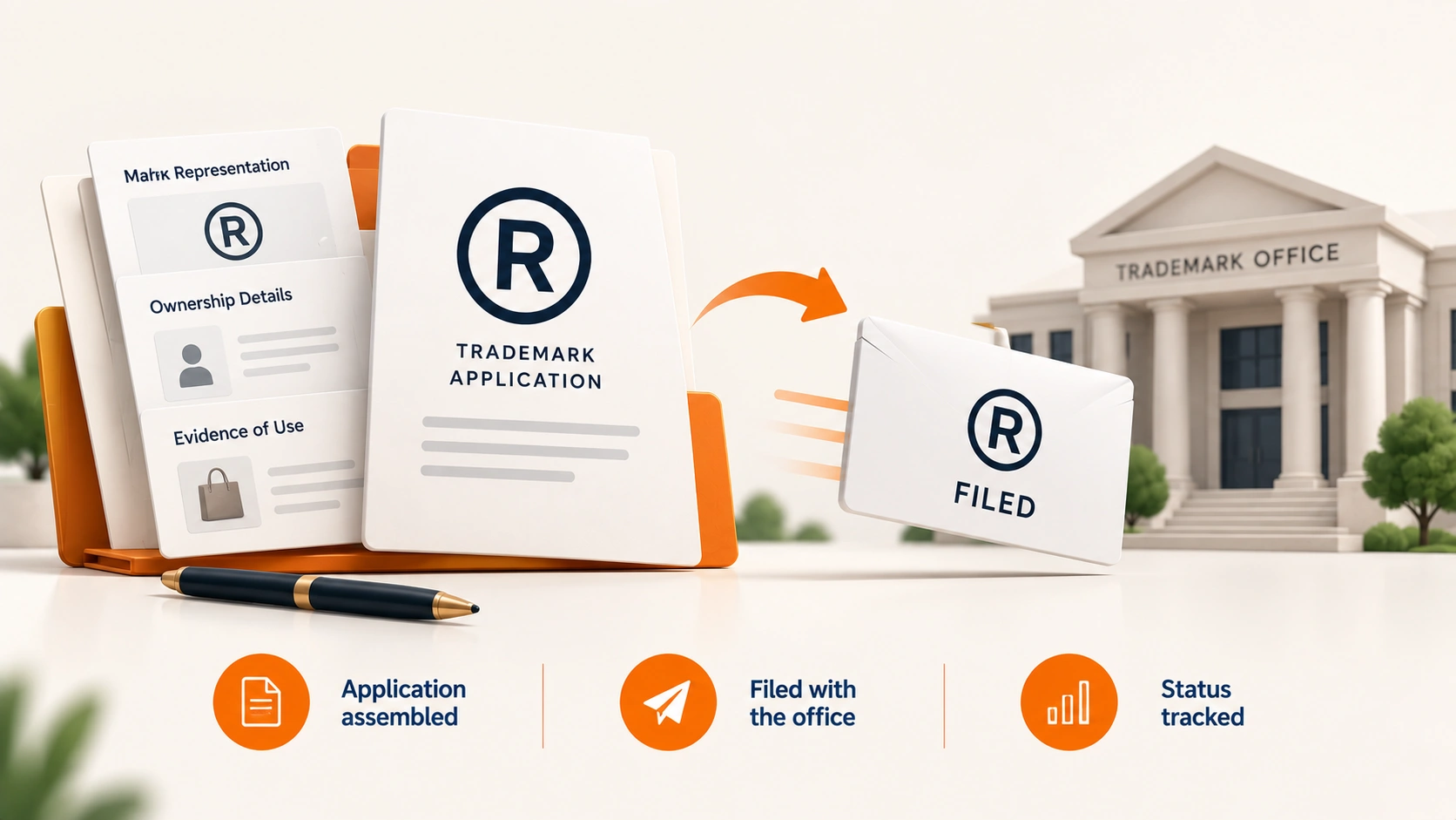 Application preparation and filing: section banner