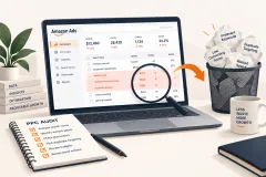An advertising report with the spend that produced no orders marked separately from the spend that did