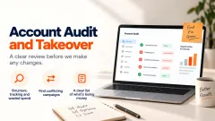 Account audit and takeover: section banner