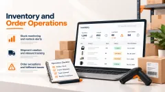 Inventory and order operations: section banner