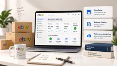 eBay account and store management: section banner
