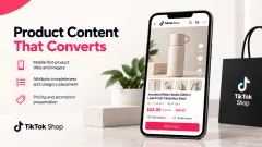Product listing and content optimisation: section banner